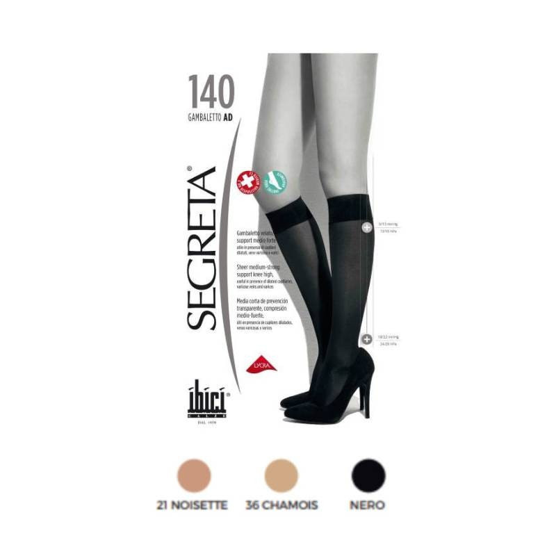 Segreta knee-high compression stocking 140 Chamois