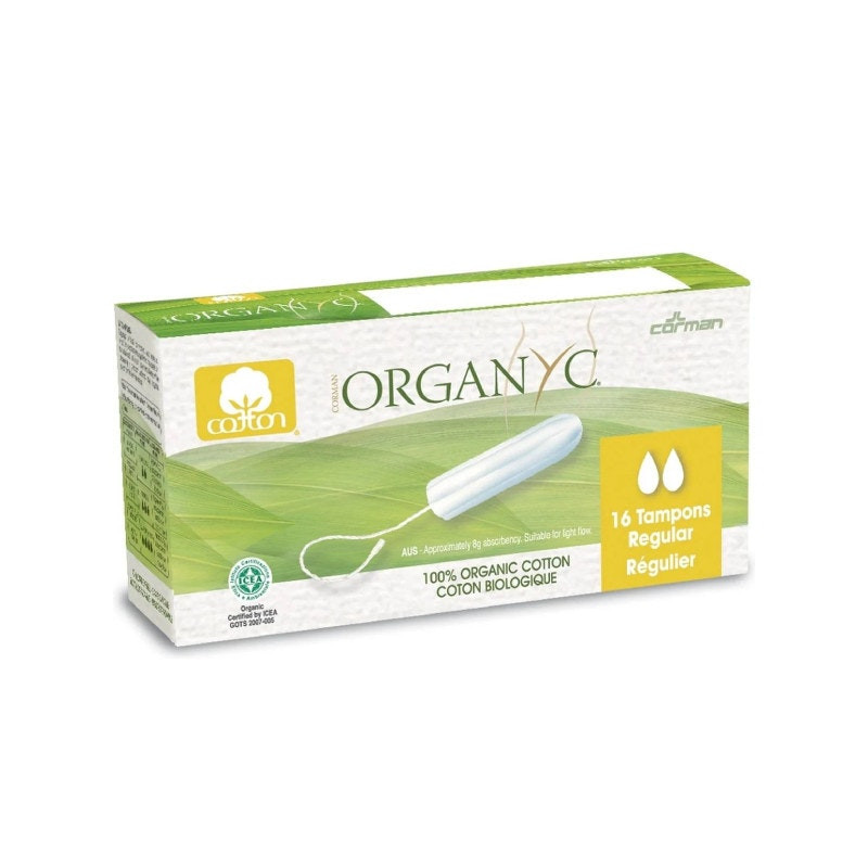 Organyc Compact Regular Tampão x16