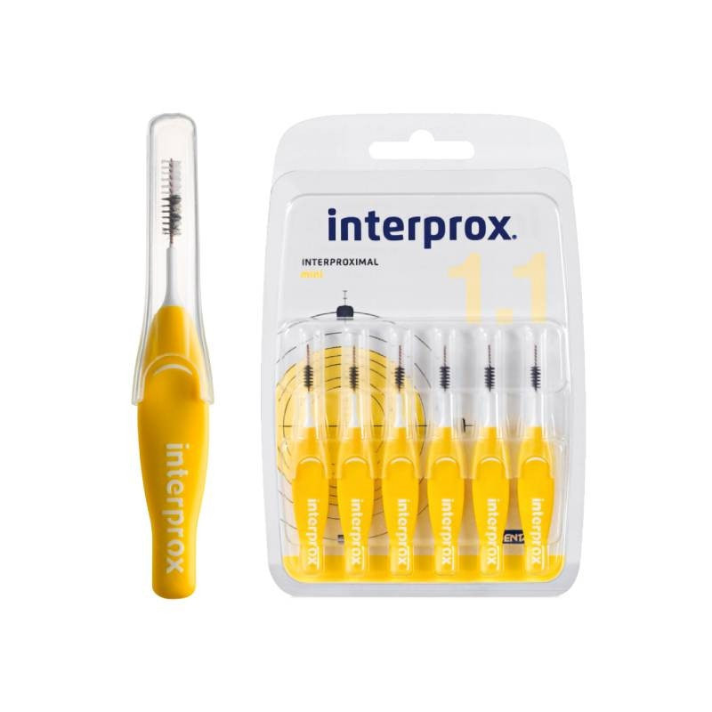 Interprox 4G cepillos interdentales mini 1,1 mm - pack de 6