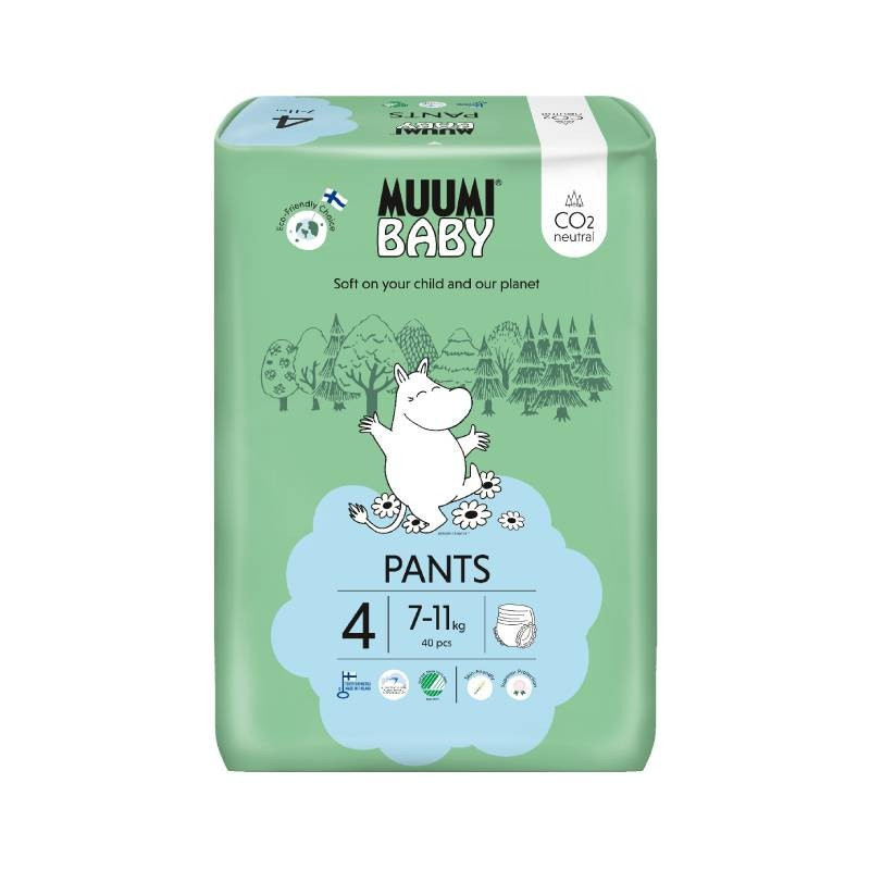 Muumi Baby Fralda Cueca T4 7-11Kg x40