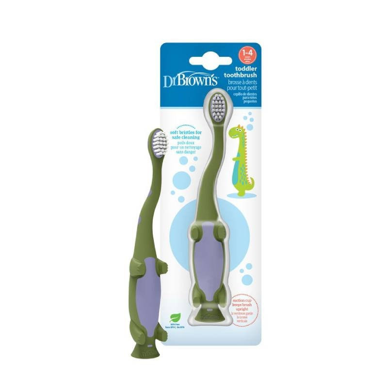 Dr. Brown’s Escova de Dentes Dinossauro 1-4A