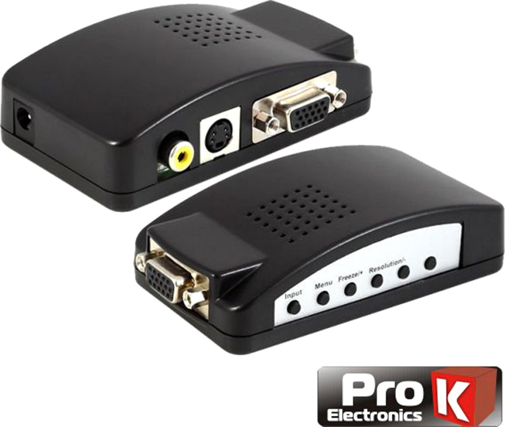 Conversor de vídeo y audio compuesto a VGA