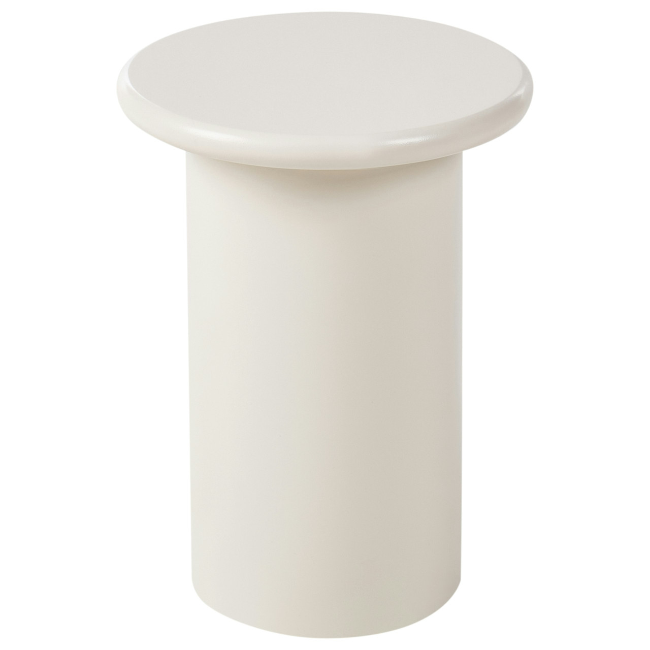 Campti white MDF side table