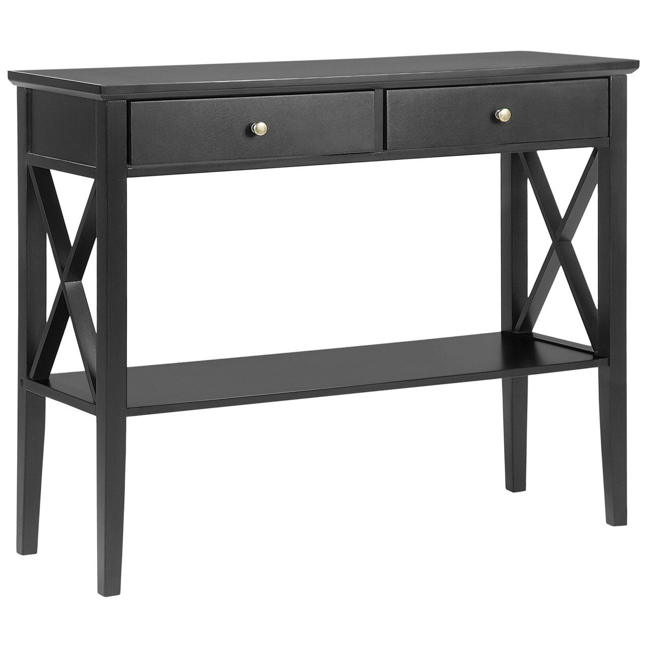 Consola Avenue en MDF negro