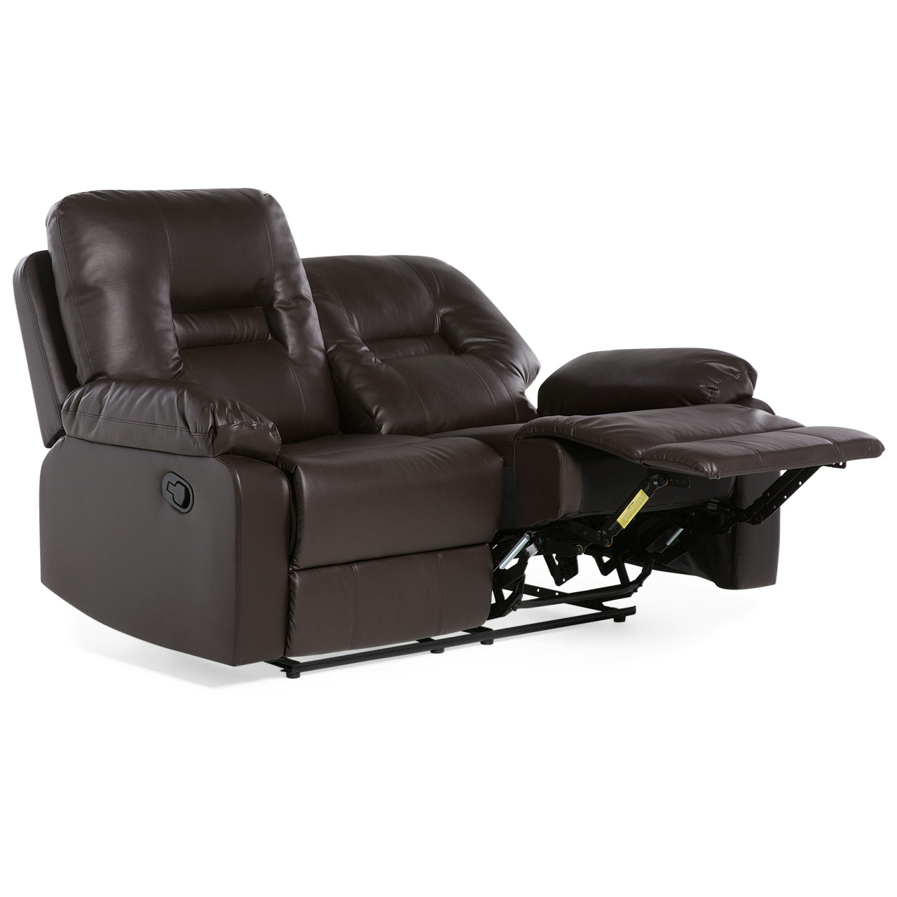 Sofá Bergen 2 plazas piel sintética marrón