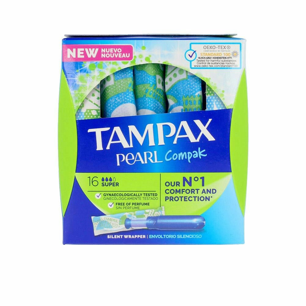Tampões TAMPAX Super Pearl (18 un)