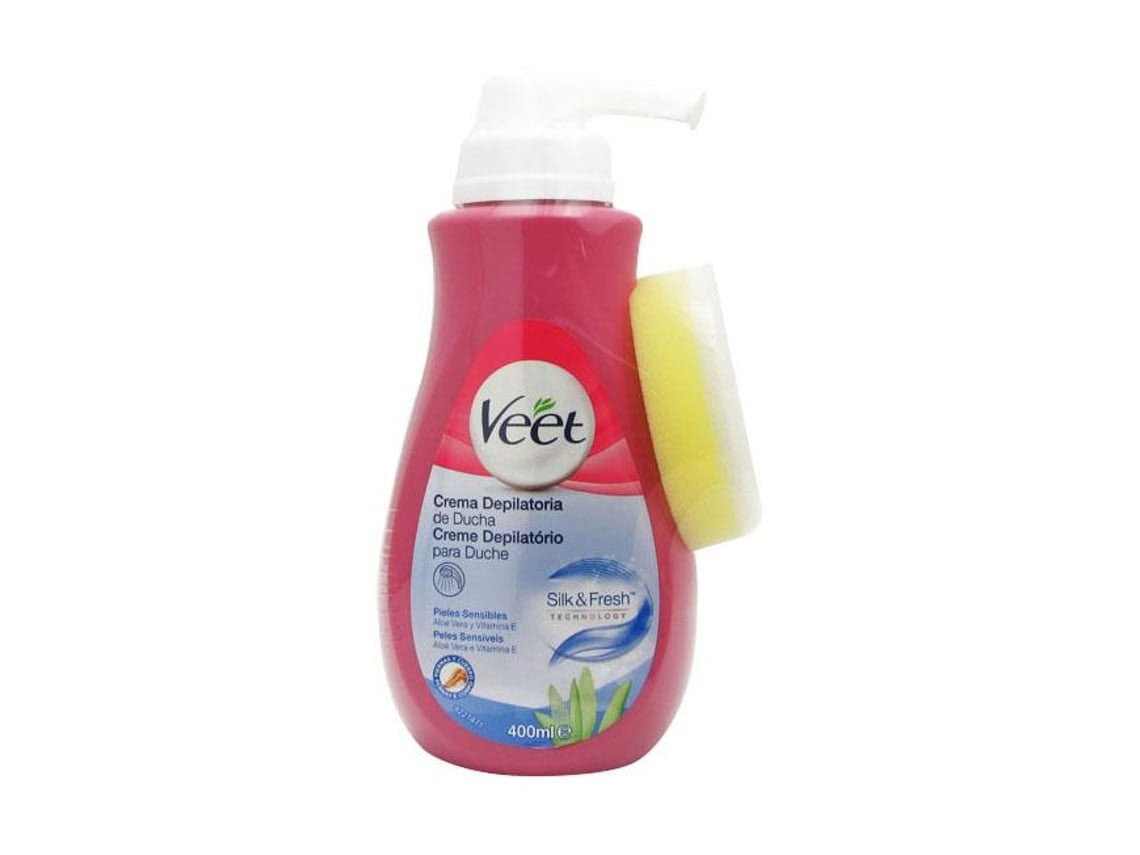 Crema depilatoria para ducha piel sensible