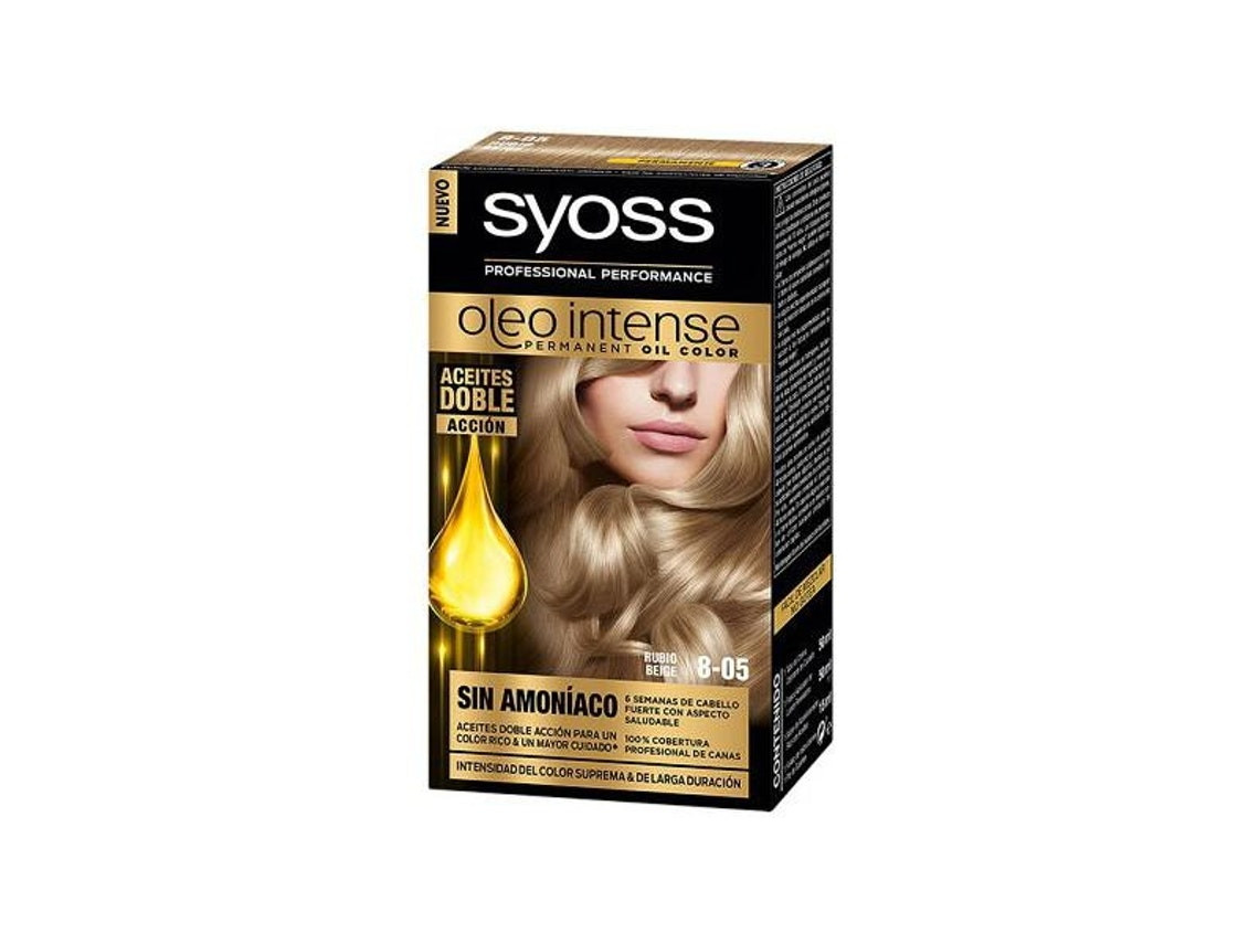 Tinta Permanente Syoss Louro Claro N 8,05