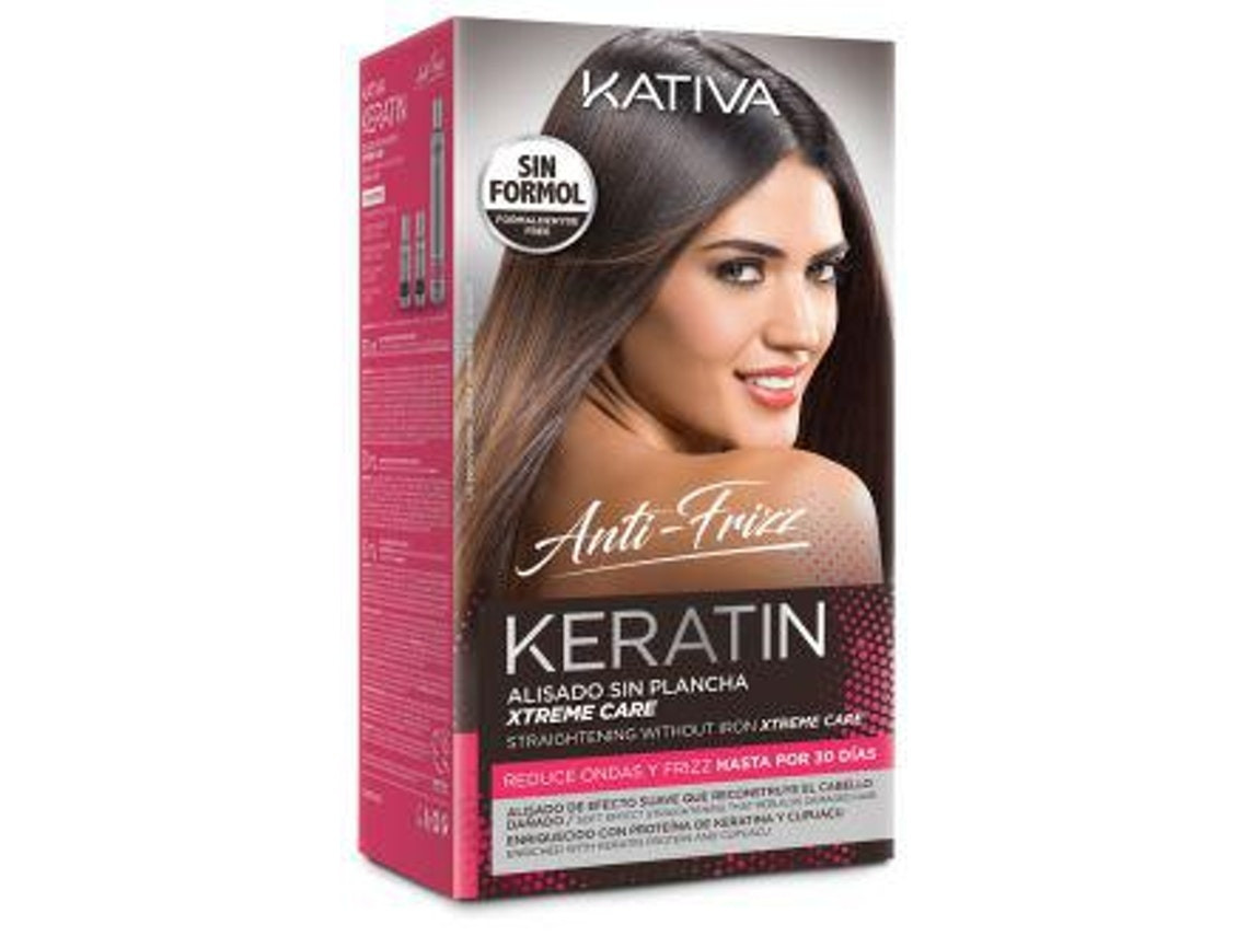 Kativa Suavização Com Queratina Anti-Frizz Sem Ferro Xtrem Care 30