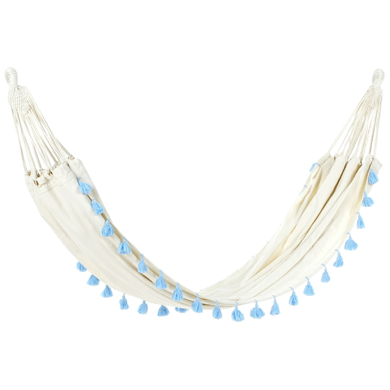 Hamaca boho de algodón Vercelli beige