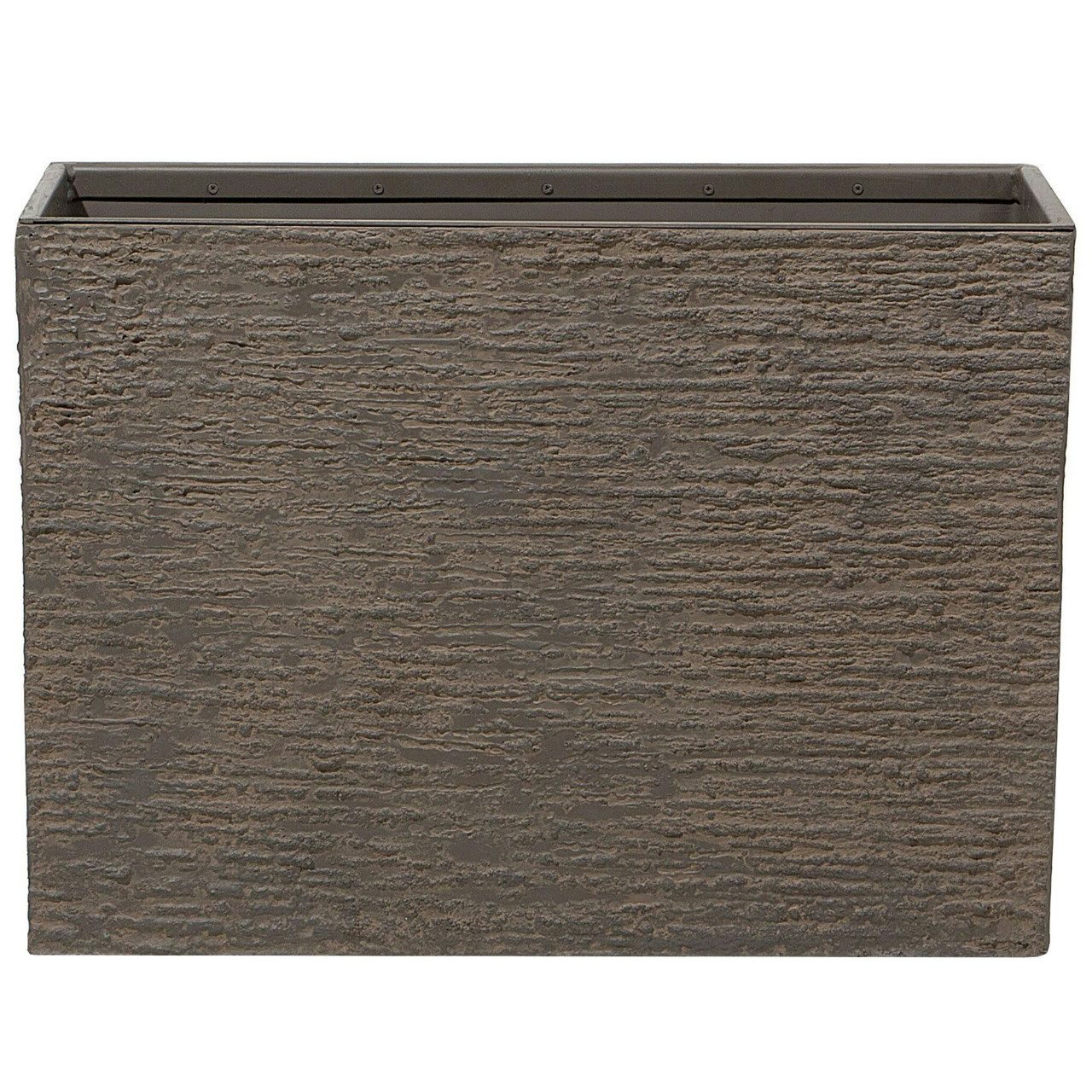 Edessa clay-fiber rectangular planter