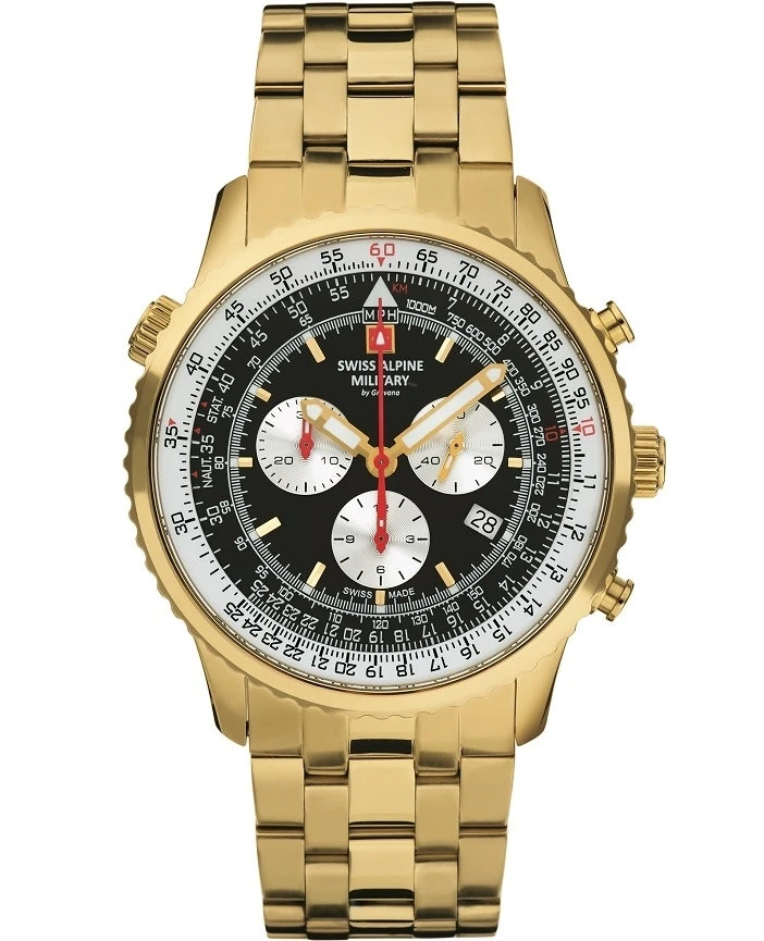 Reloj casual dorado Swiss Alpine Military SAM7078-9117