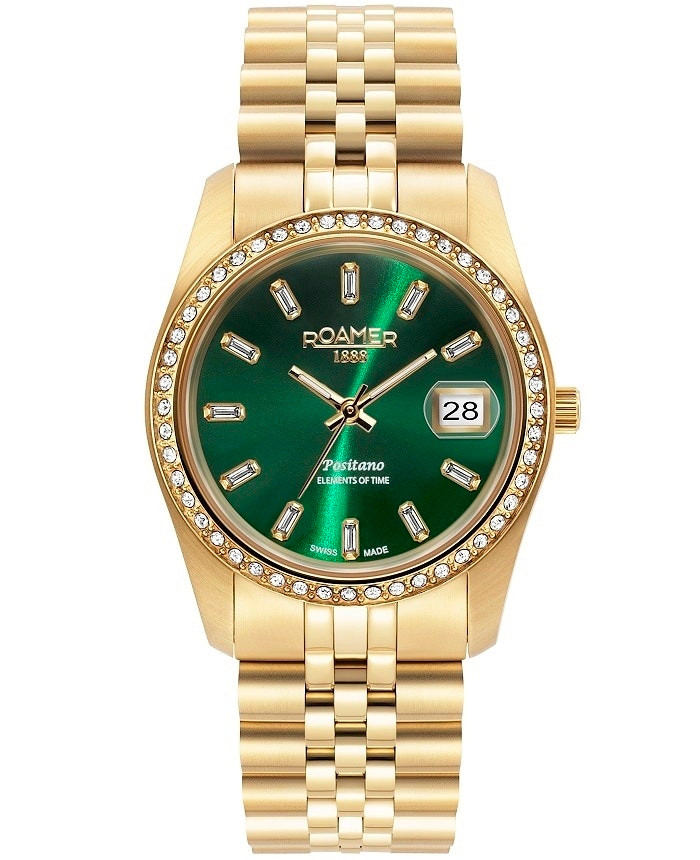 Reloj clásico en acero inoxidable con movimiento suizo