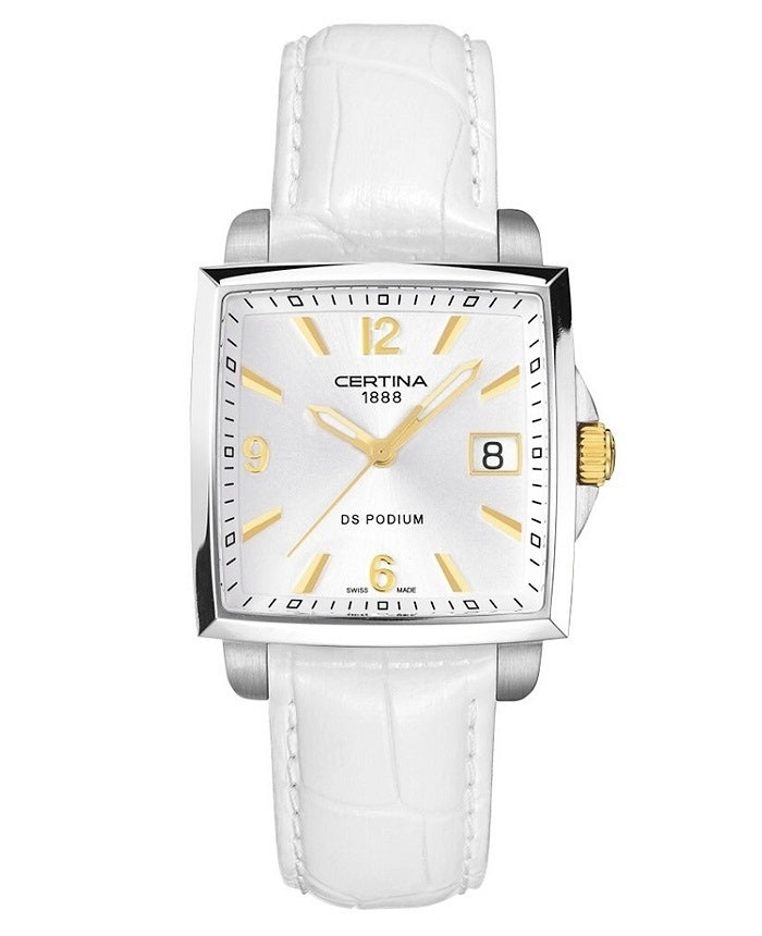 Reloj DS Podium Lady Square de mujer con caja cuadrada y movimiento suizo
