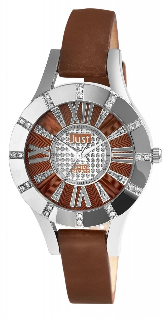 Reloj clásico con correa de piel genuina