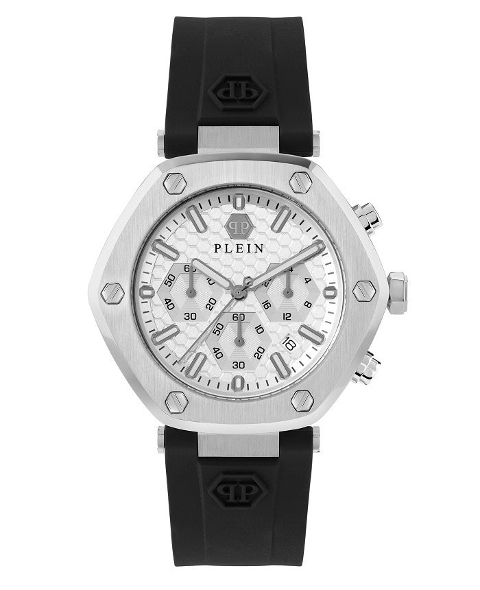 Hexagon Chrono reloj cronógrafo de acero inoxidable