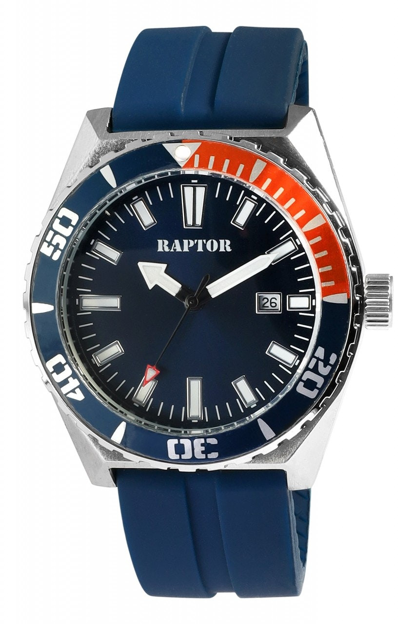 Reloj Jett para hombre con correa de silicona y fecha
