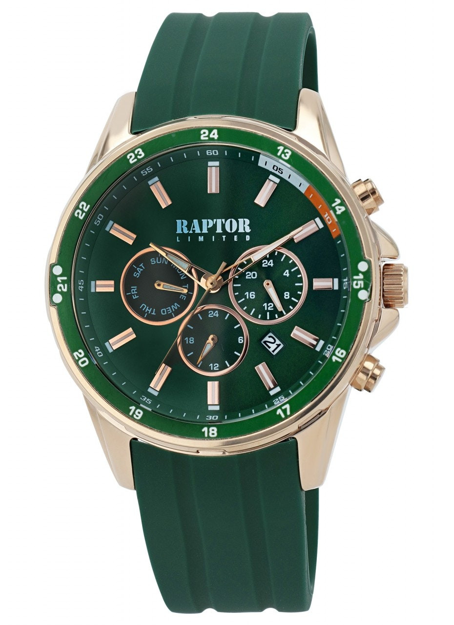 Reloj Limited hombre caja metálica correa de silicona