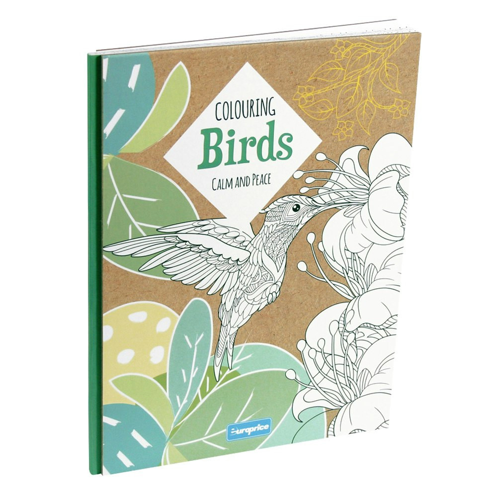 Colouring Calm and Peace - Birds by Europrice (Portuguese)