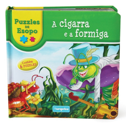 Puzzles de Esopo - La Cigarra y la Hormiga de Europrice (Portugués)