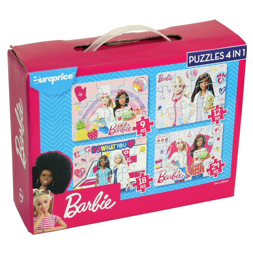Puzzle 4 en 1 Barbie