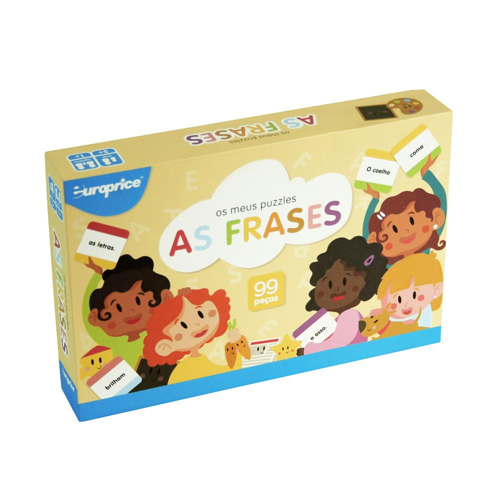 Educational puzzles "Sentences" to build phrases