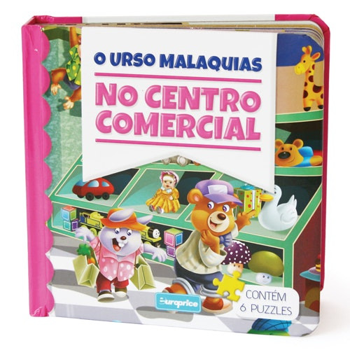 El oso Malaquias en el centro comercial de Europrice (portugués)