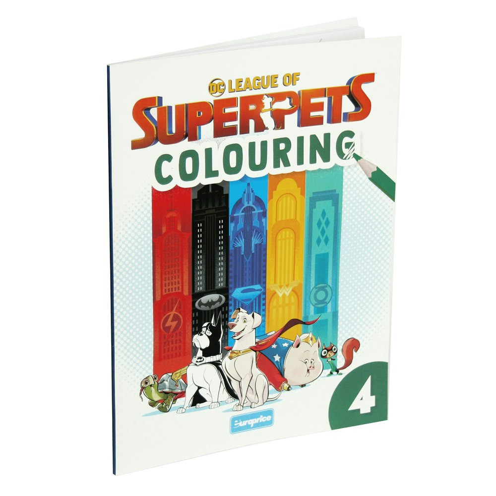 League of Super-Pets libro para colorear de Europrice (Portugués)
