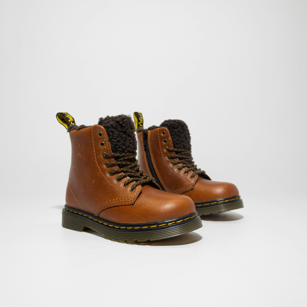 Serena T ankle boots leather light brown
