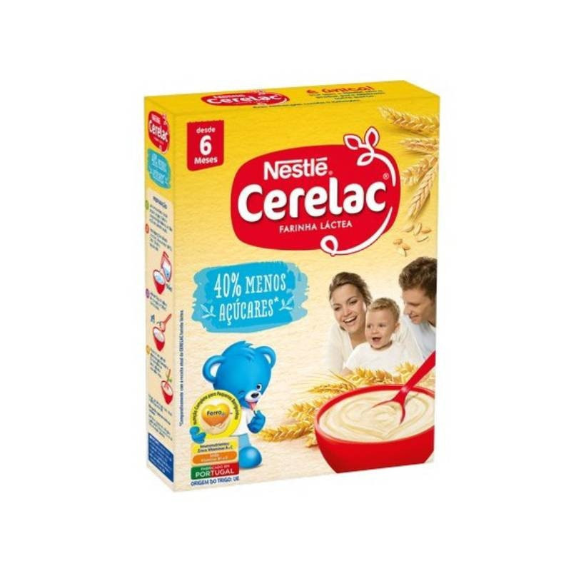 Cerelac Farinha Láctea -40% Açúcares +6M 250g