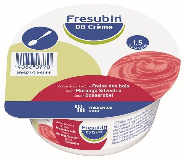 Fresubin Db Creme Morango Silvestre 4 X 125G