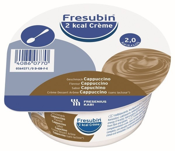 Crema nutricional hipercalórica sabor Cappuccino 2 kcal/g pack 4 x 125 g