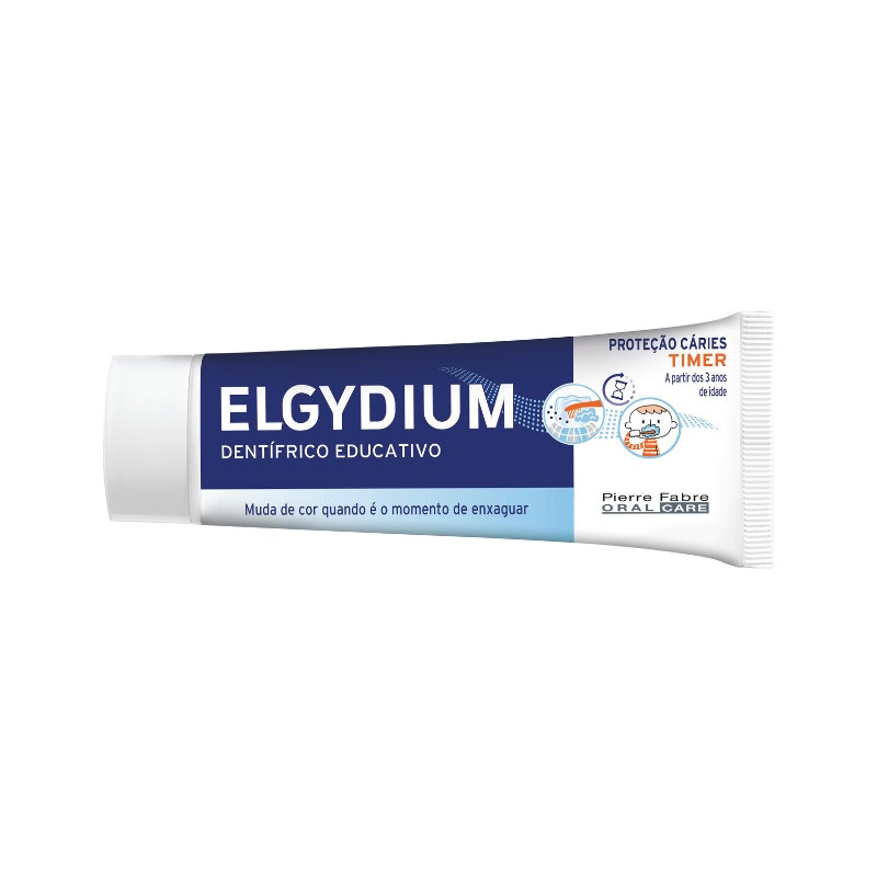 Elgydium Kids Dentífrico Educativo Timer Prevenção Cáries Criança 50ml