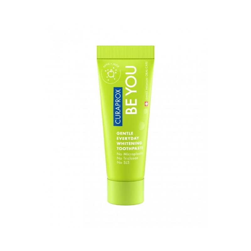 Pasta dental Be You Green blanqueadora sabor manzana, aloe vera y menta 10 ml