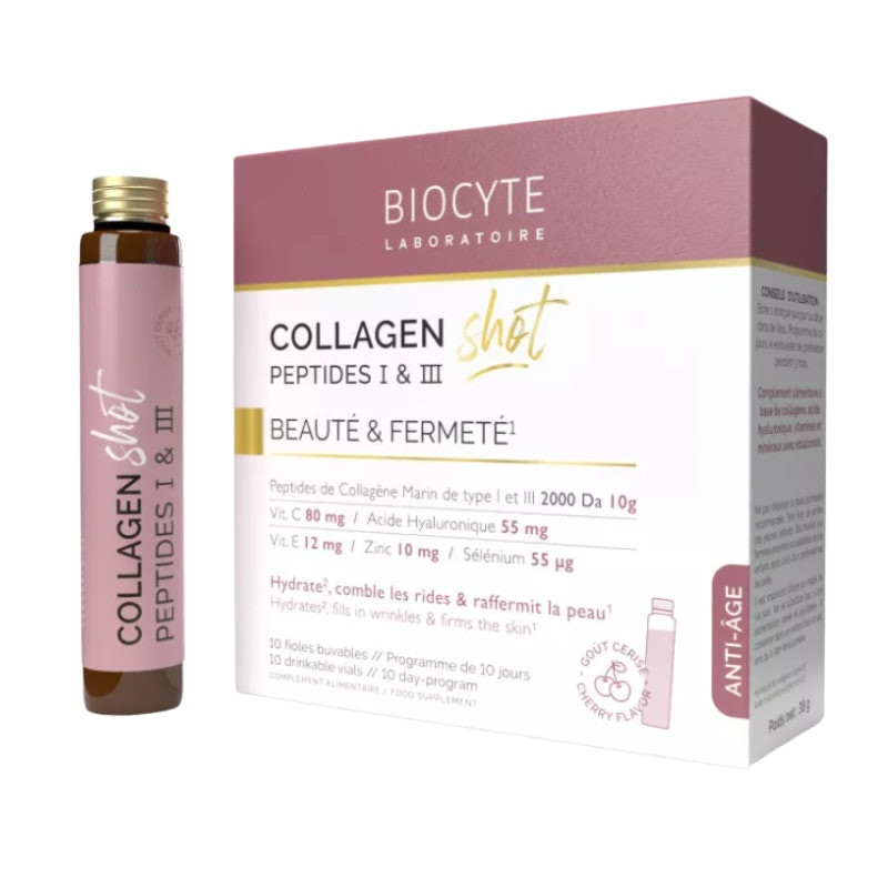 Biocyte Collagen Shot Pepti 1/2 Beleza & Firmeza 10x25ml