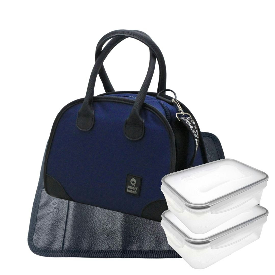 Bolsa isotérmica Eve con 2 fiambreras de 500 ml y recipiente individual