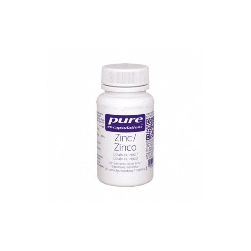 Pure Encapsulations Zinco Cápsulas x60