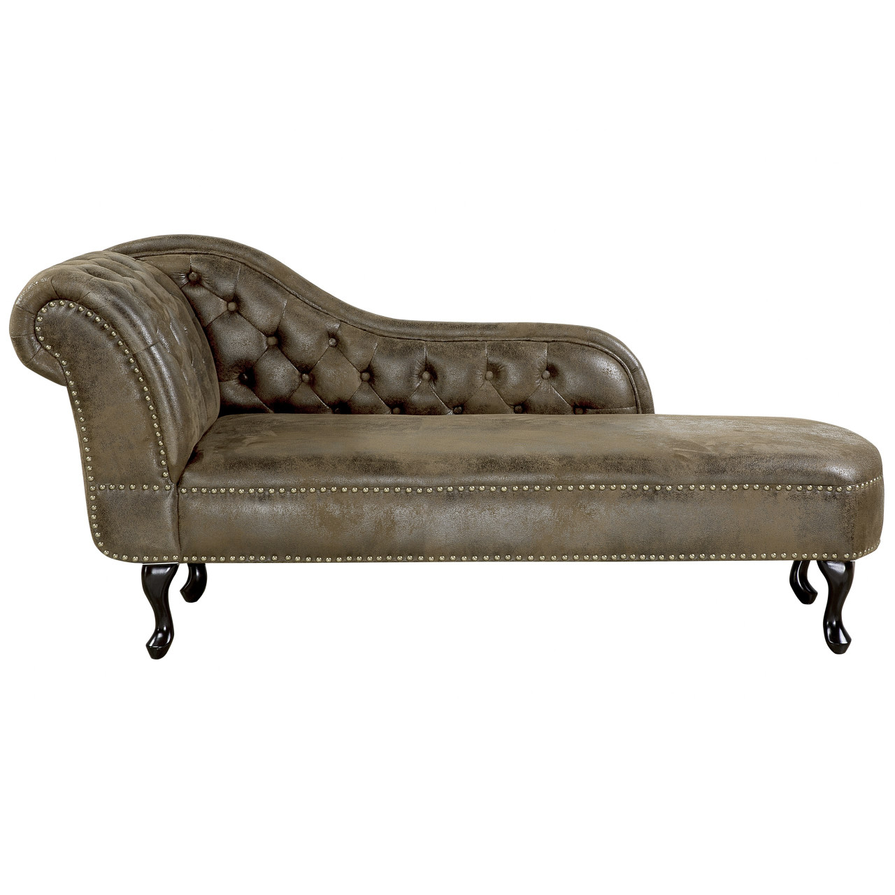 Chaise longue Nimes gamuza sintética izquierdo