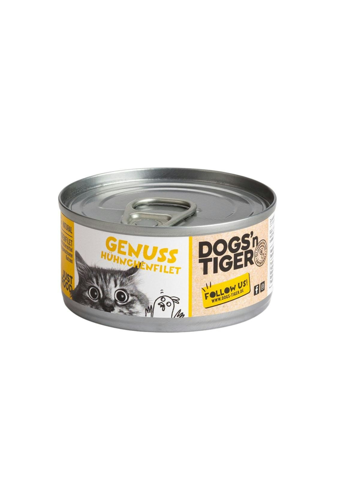 Dogs'n Tiger wet chicken cat food