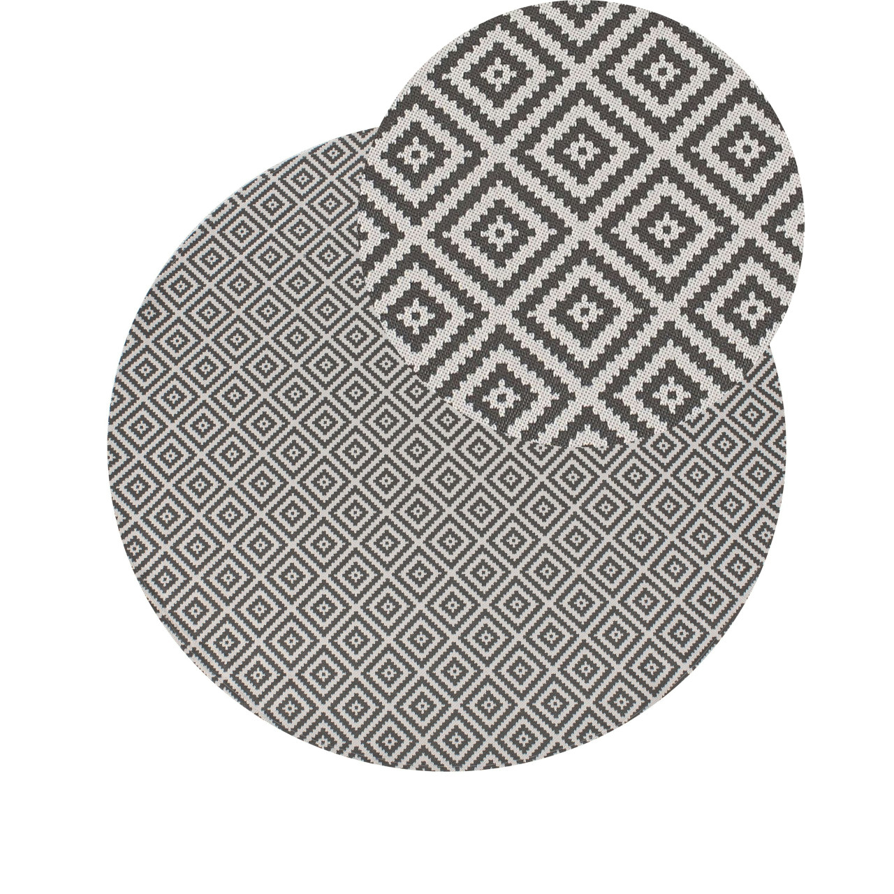 Thrissur outdoor rug polypropylene grey
