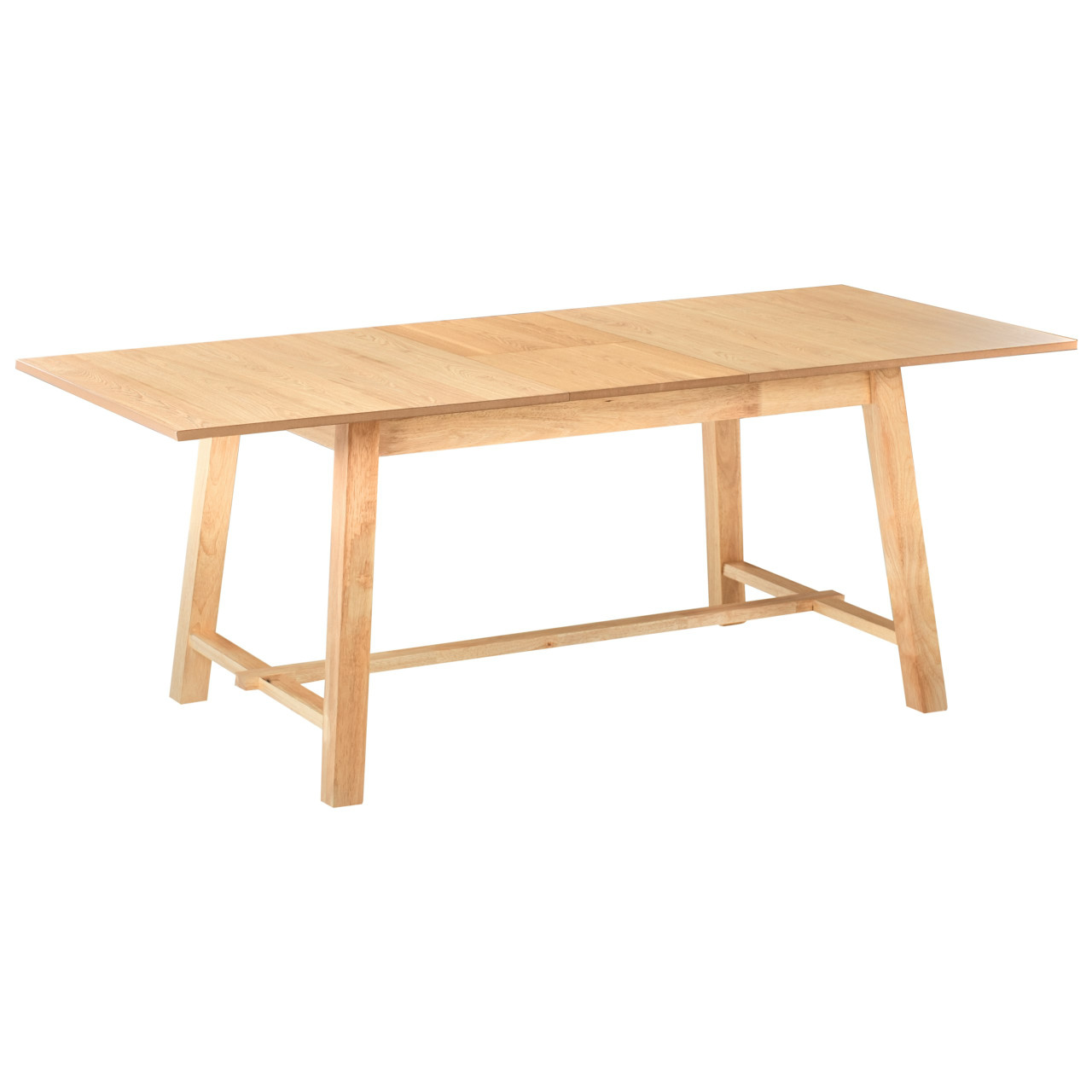 Barnes extendable MDF table with ash veneer top