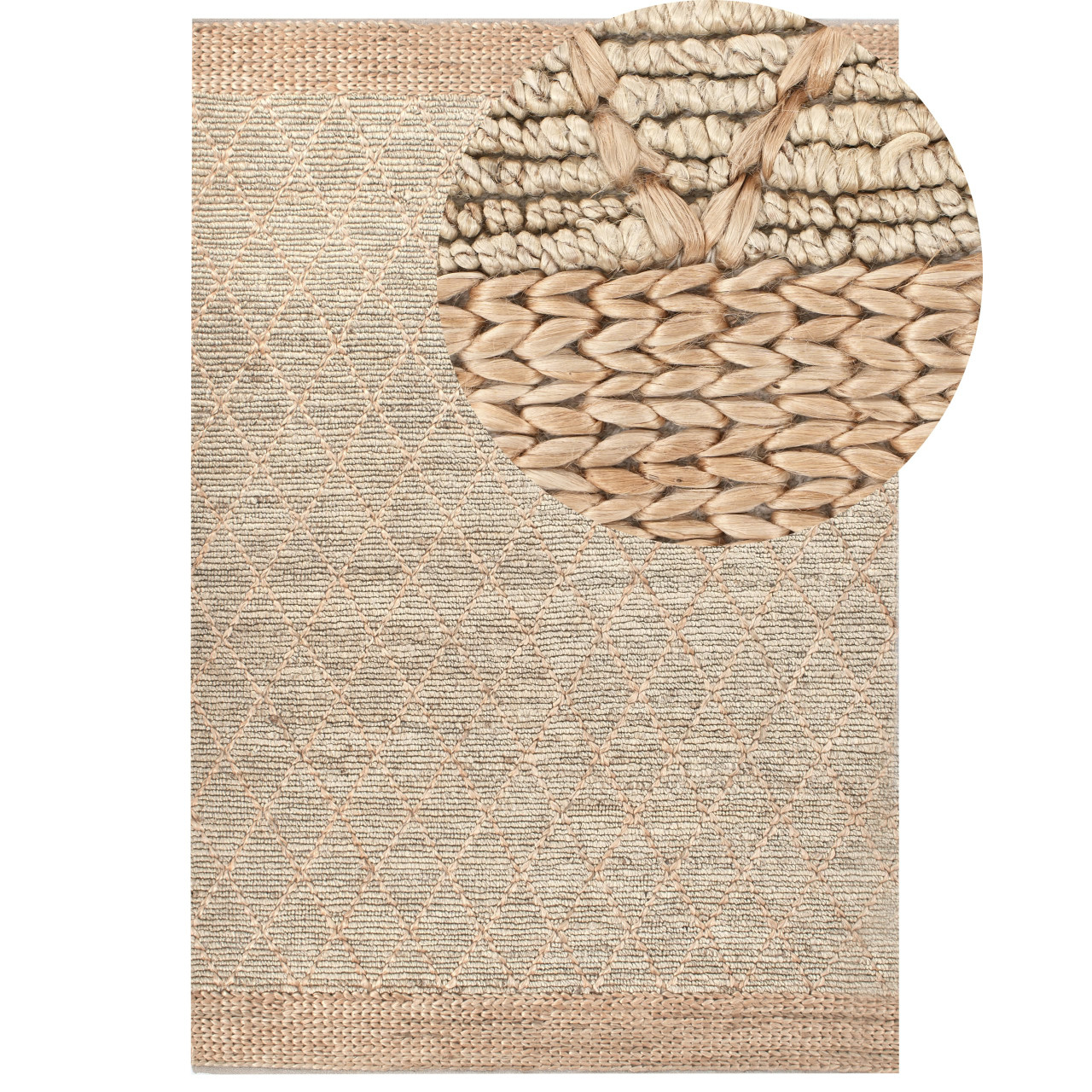 Tellikaya rug 200 x 300 cm jute beige