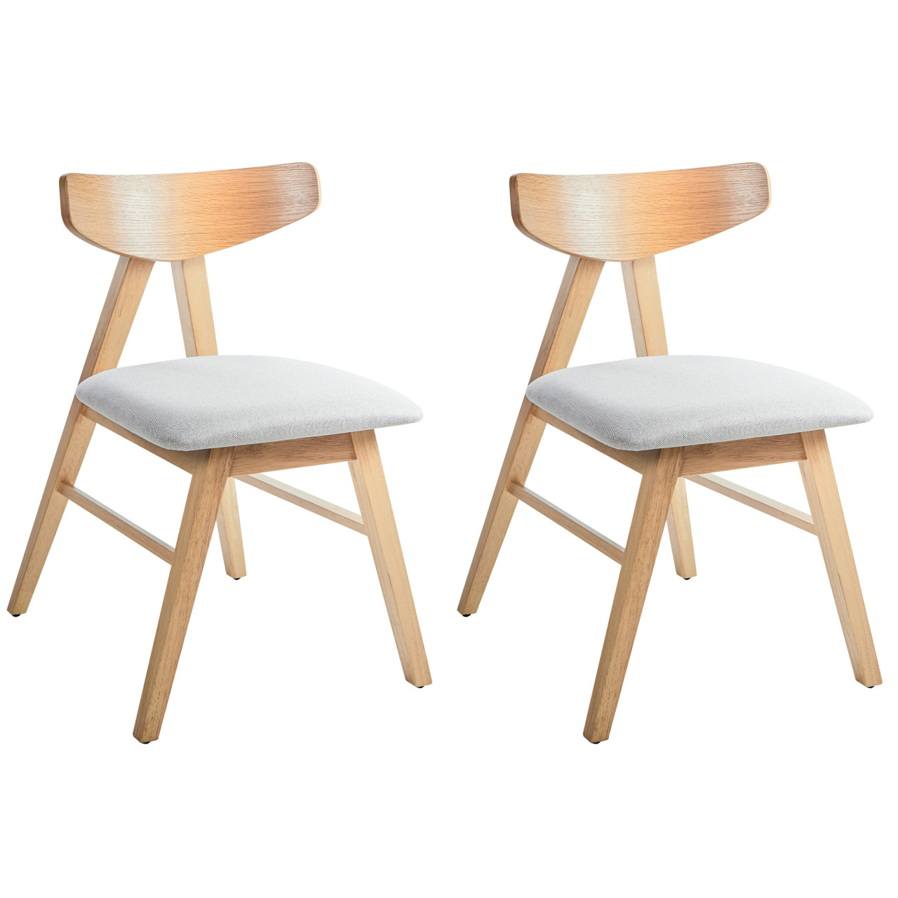 Silla retro Lacota en madera de caucho