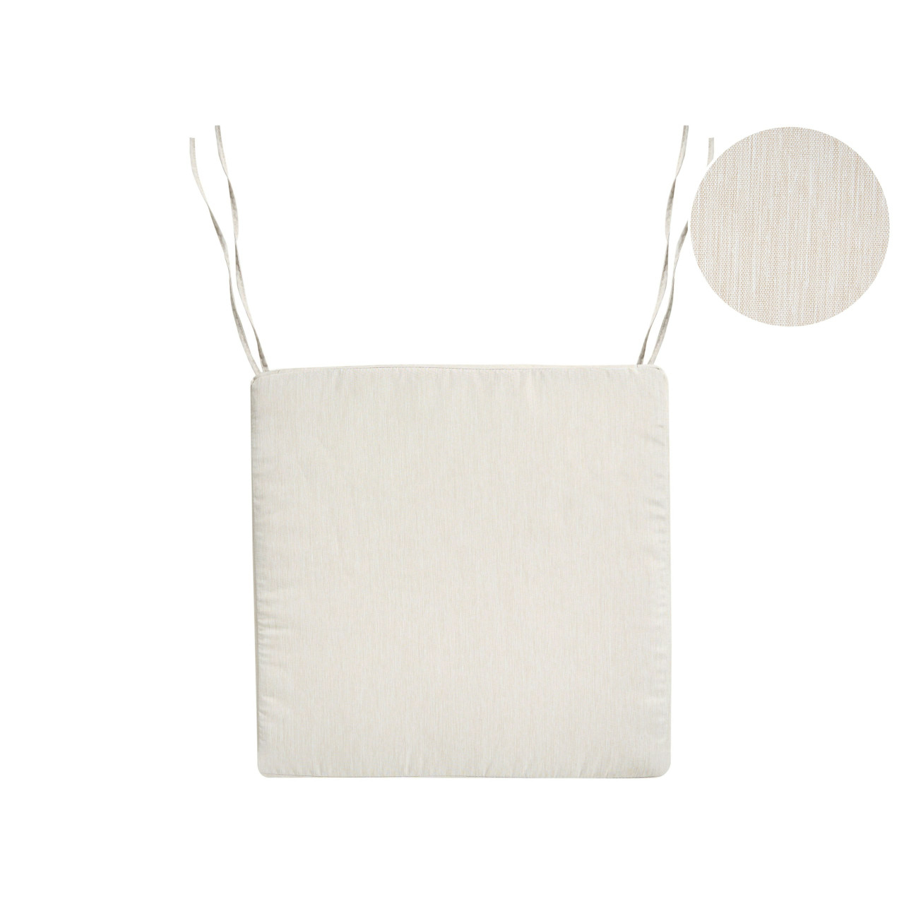 Cojín de asiento para silla de jardín Sassari Premium lino sintético