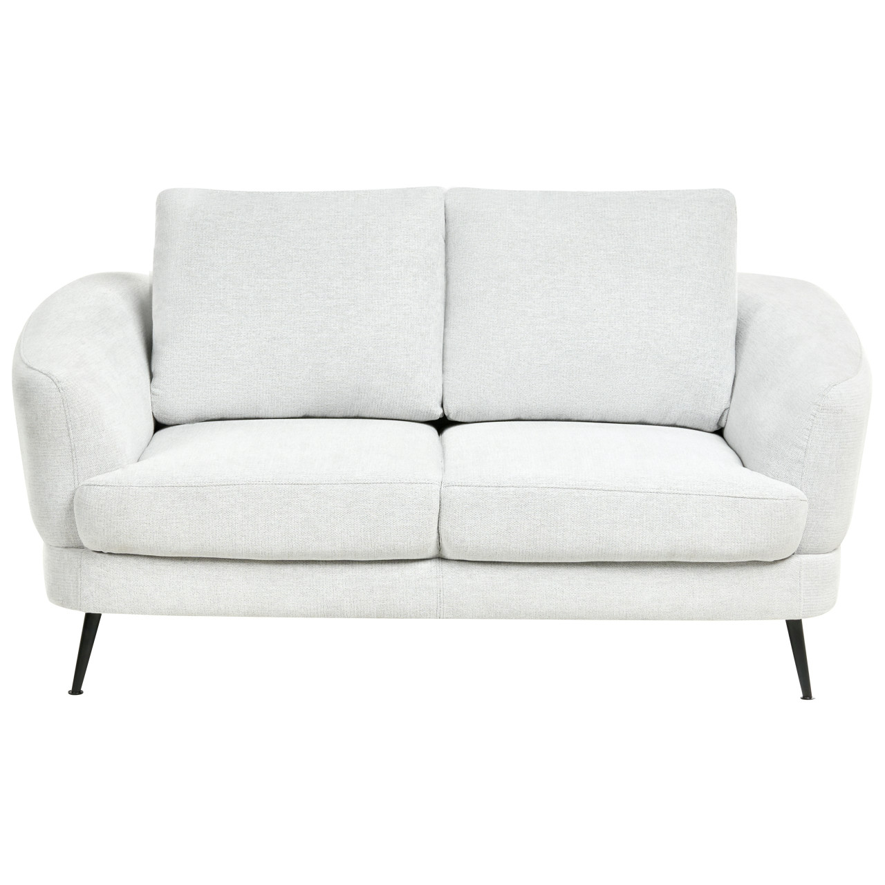 Sofá Kjaer 2 plazas tela blanco crema