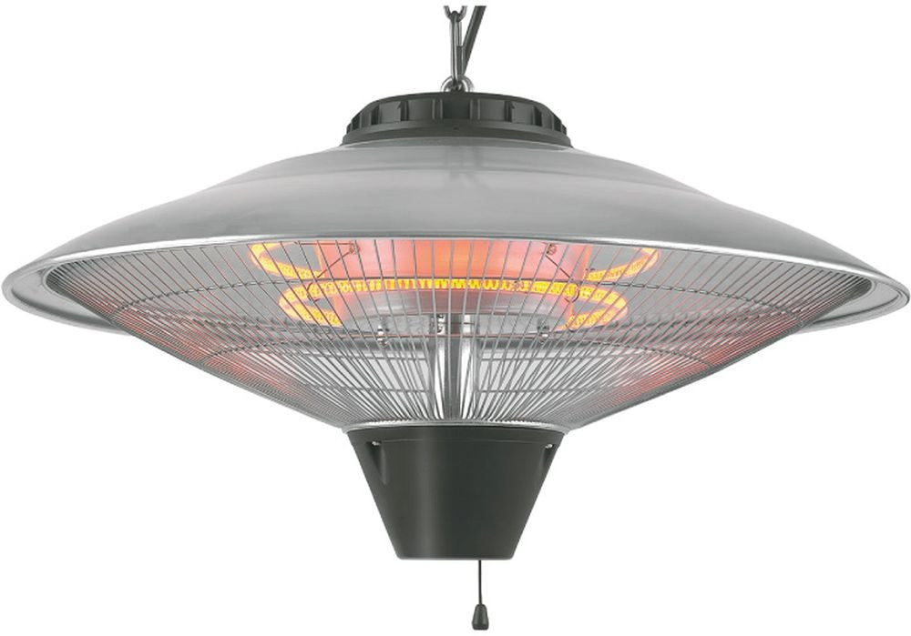 Calefactor de techo exterior 2100W con barras de cuarzo y selector de potencia