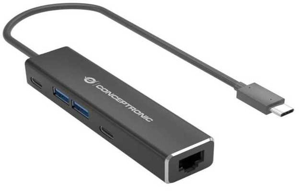 Adaptador USB-C a RJ45 y Hub 4 en 1, 2.5GbE