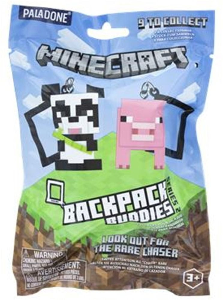 Minecraft Backpack Buddies collectible figure Season 2 with clip