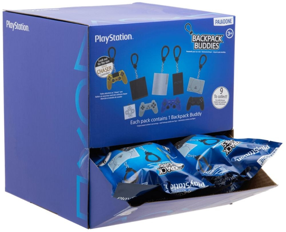 Figuras PlayStation Backpack Buddies con llavero (aprox. 5,1 cm)
