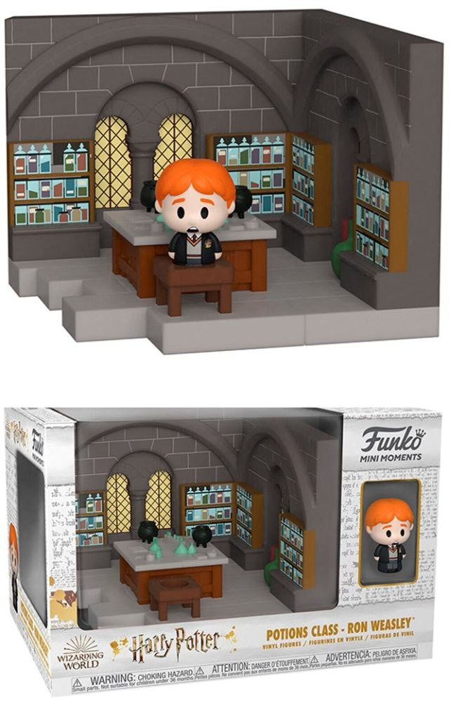 Figura coleccionable Mini Moments Harry Potter - Cumpleaños de Ron Weasley con opción chase
